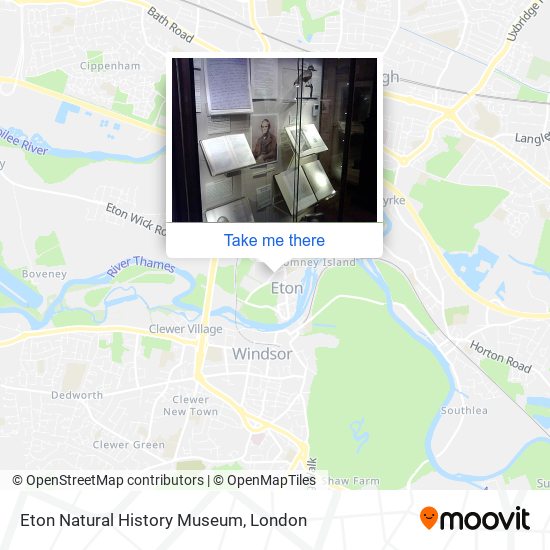 Eton Natural History Museum map