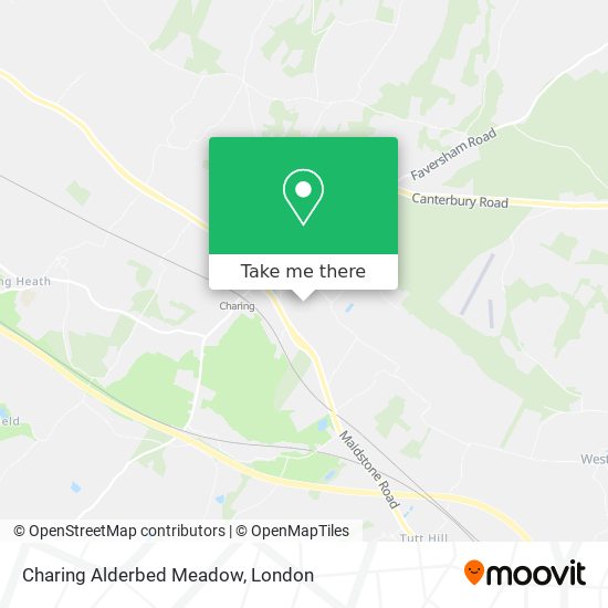 Charing Alderbed Meadow map