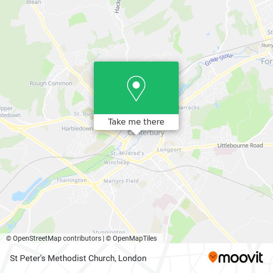St Peter's Methodist Church map