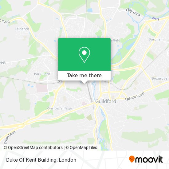 Duke Of Kent Building map