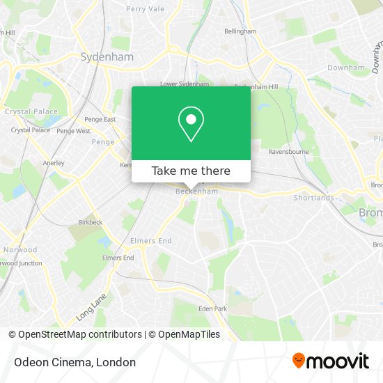 Odeon Cinema map