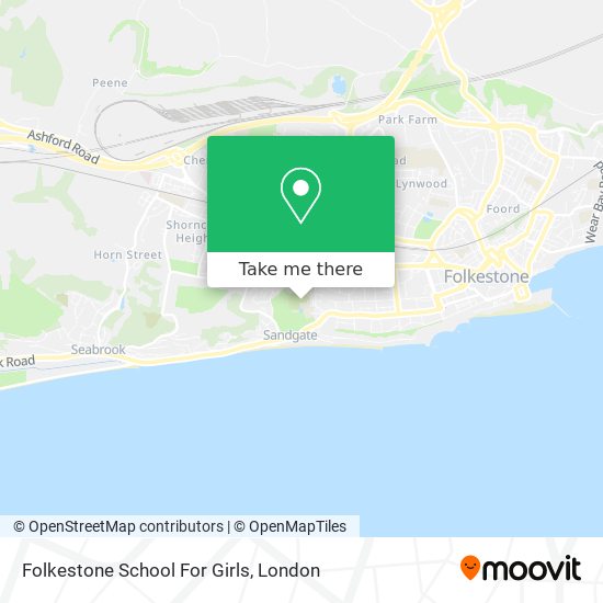 Folkestone School For Girls map