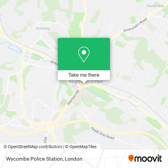 Wycombe Police Station map