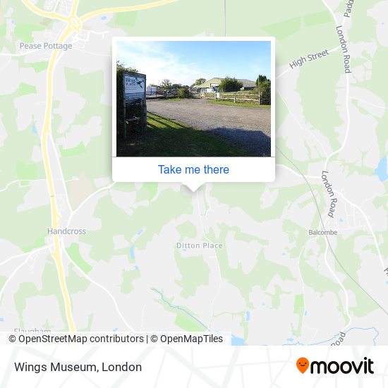 Wings Museum map