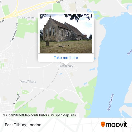 East Tilbury map