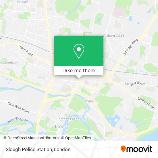 Slough Police Station map