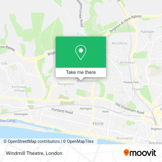 Windmill Theatre map