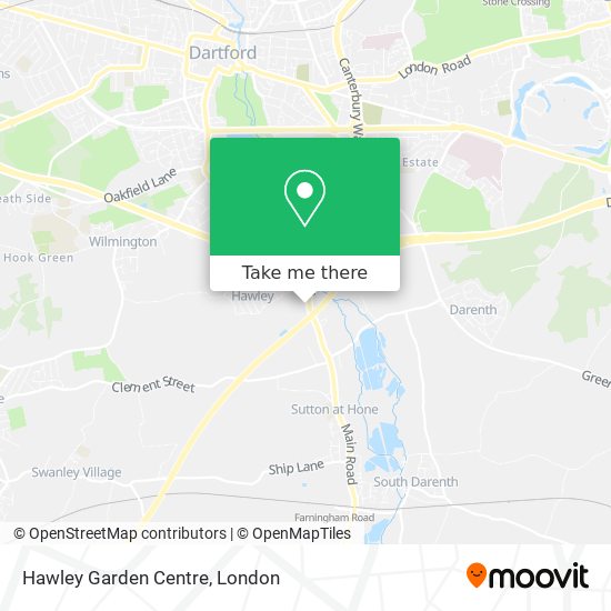 Hawley Garden Centre map