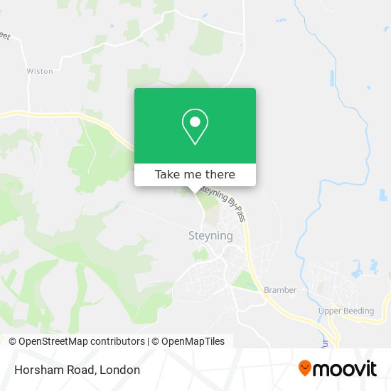 Horsham Road map