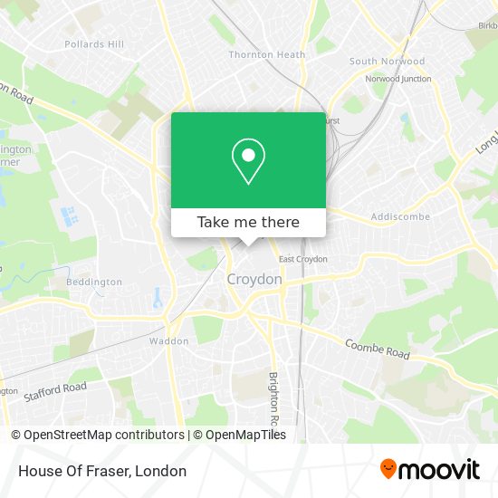 House Of Fraser map