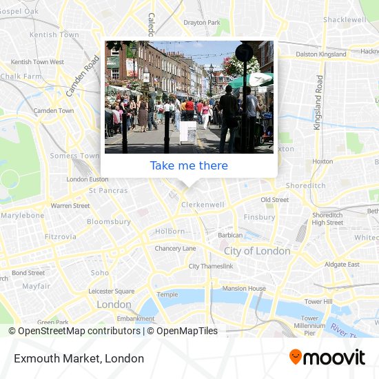 Exmouth Market map