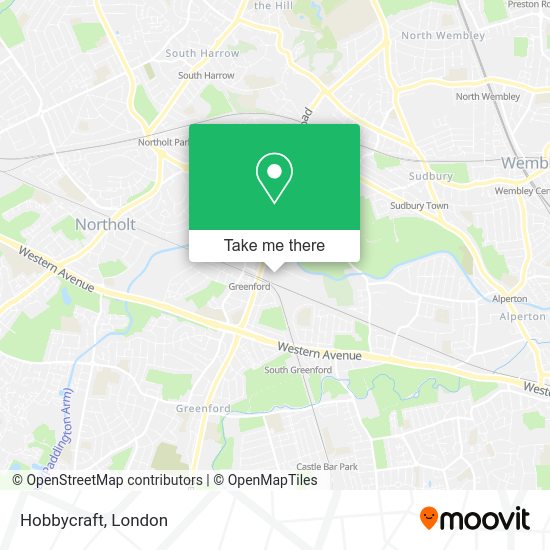 How to get to Hobbycraft in Greenford by bus, Tube or train?