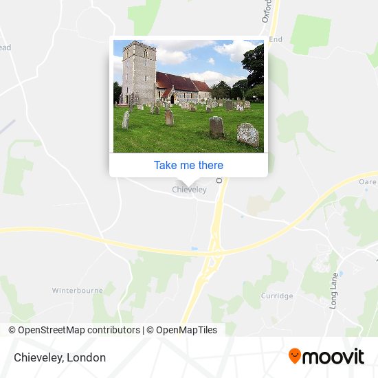Chieveley map