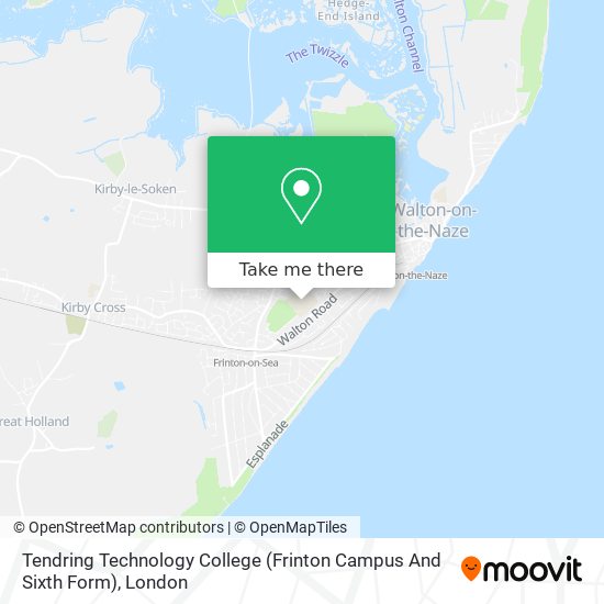 Tendring Technology College (Frinton Campus And Sixth Form) map
