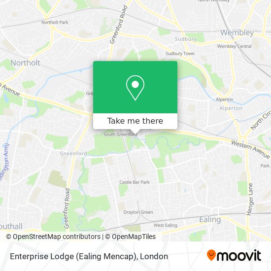 Enterprise Lodge (Ealing Mencap) map