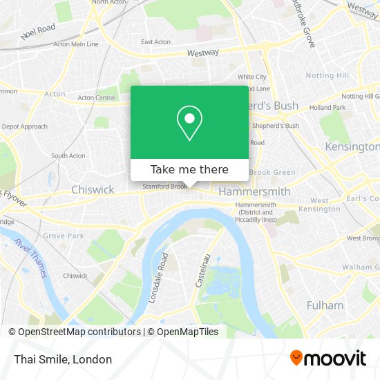 Thai Smile map