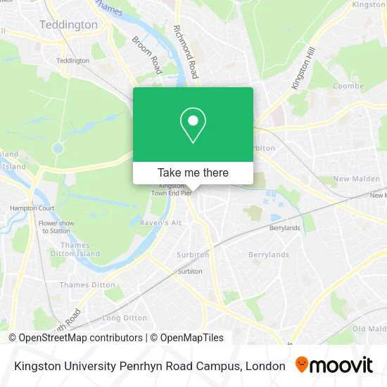 Kingston University Campus Map How To Get To Kingston University Penrhyn Road Campus By Bus, Train Or Tube?