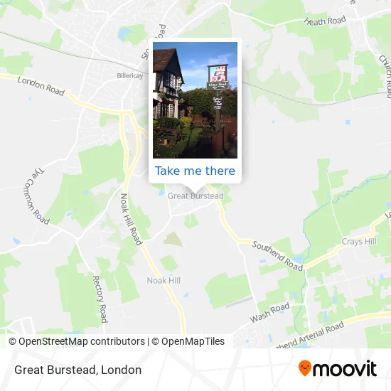 Great Burstead map