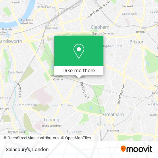 Sainsbury's map