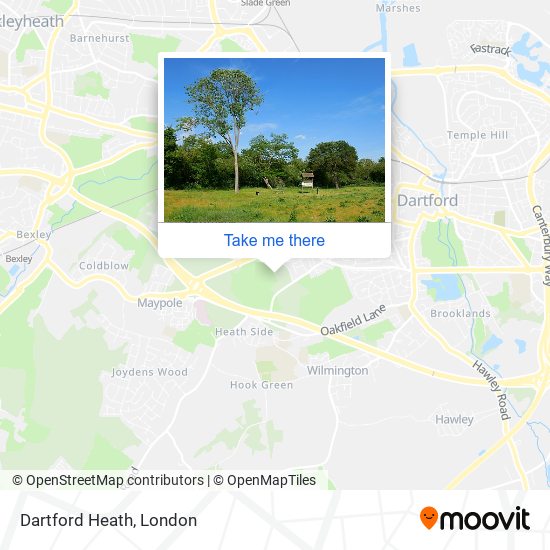 Dartford Heath map