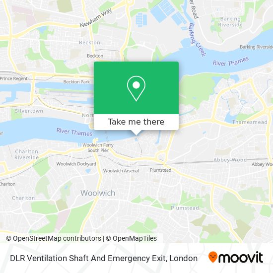DLR Ventilation Shaft And Emergency Exit map