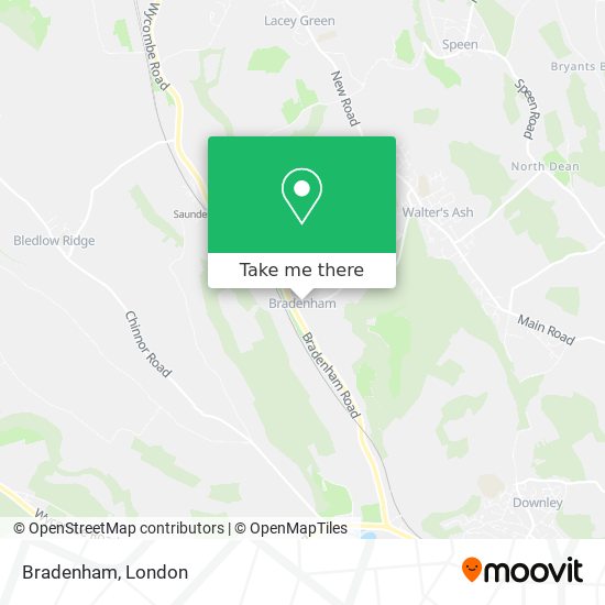 Bradenham map