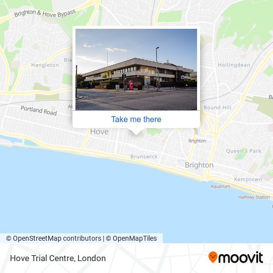 Hove Trial Centre map