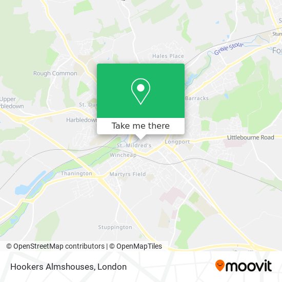 Hookers Almshouses map