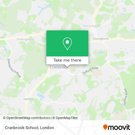 Cranbrook School map