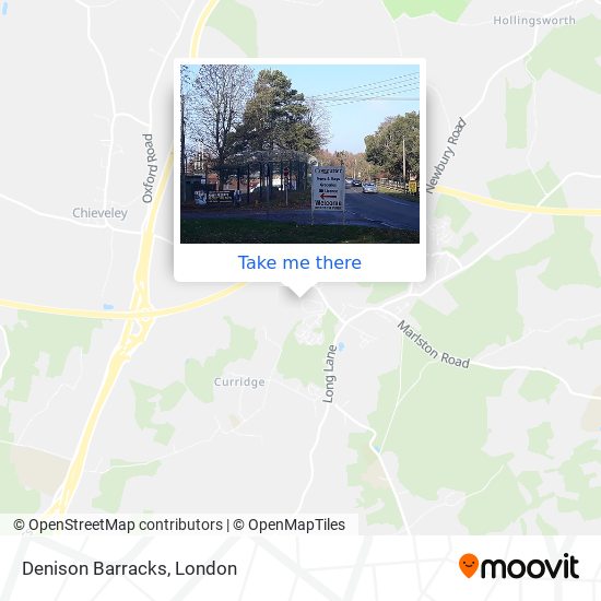 Denison Barracks map