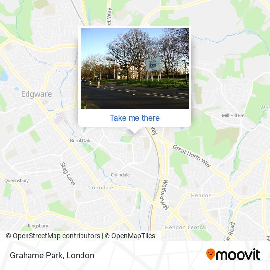 Grahame Park map