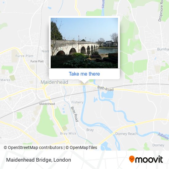 Maidenhead Bridge map