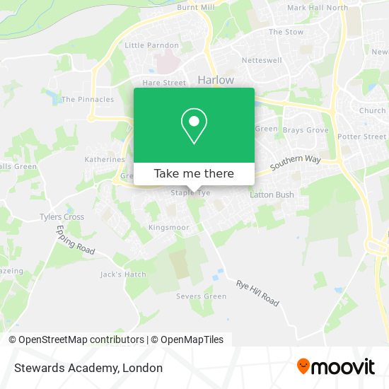 Stewards Academy map