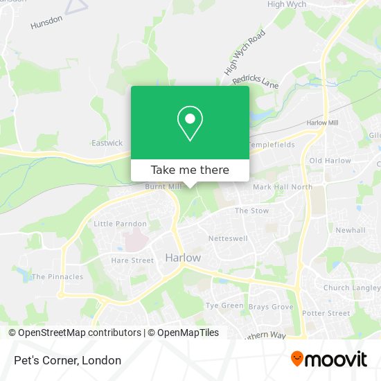 Pet's Corner map