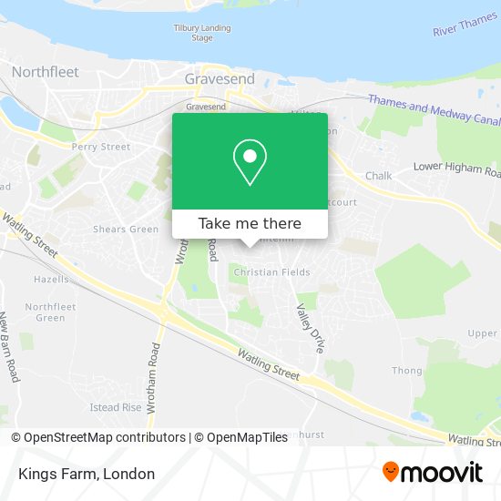 Kings Farm map