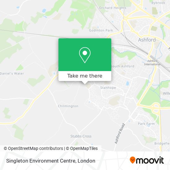 Singleton Environment Centre map