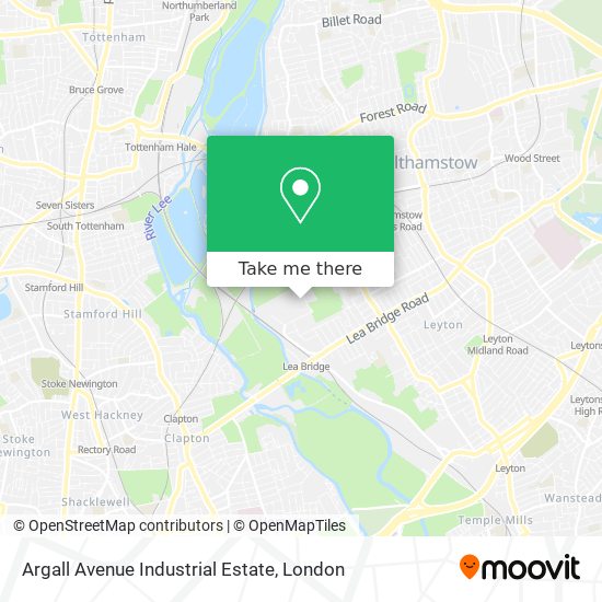 Argall Avenue Industrial Estate map