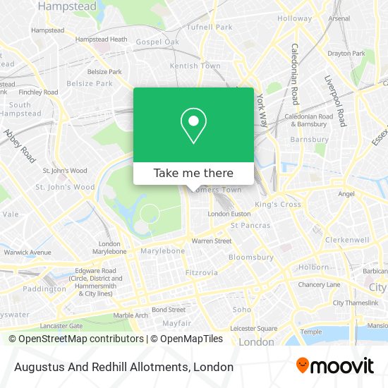Augustus And Redhill Allotments map