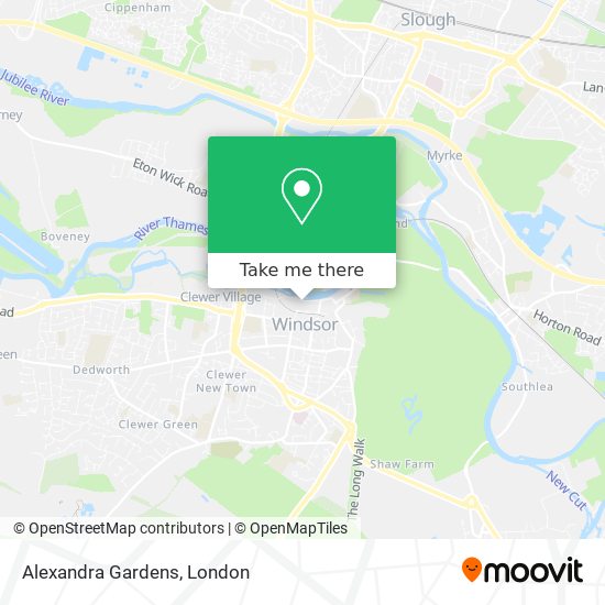Alexandra Gardens map
