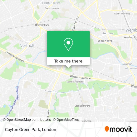 Cayton Green Park map