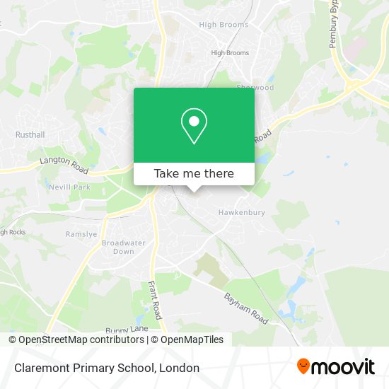 Claremont Primary School map