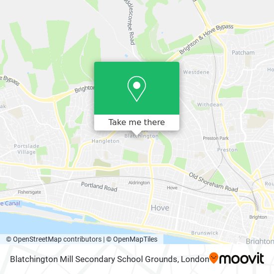 Blatchington Mill Secondary School Grounds map