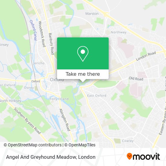 Angel And Greyhound Meadow map