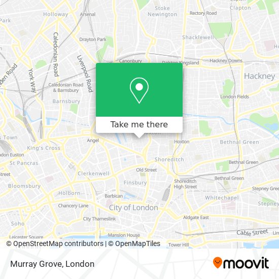 Murray Grove map
