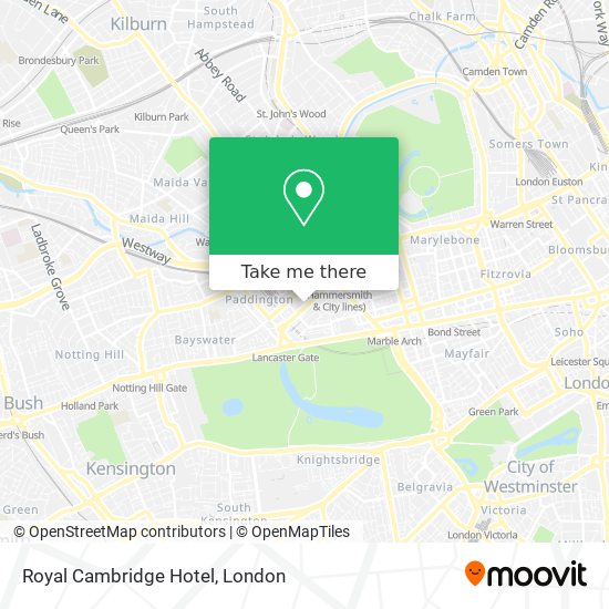 Royal Cambridge Hotel map