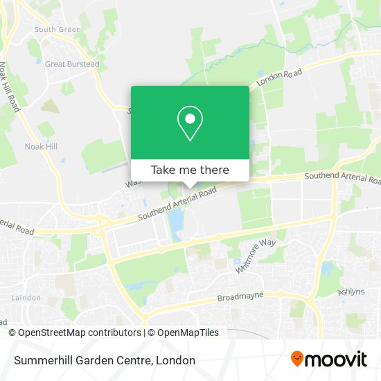 Summerhill Garden Centre map