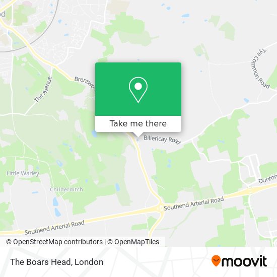 The Boars Head map