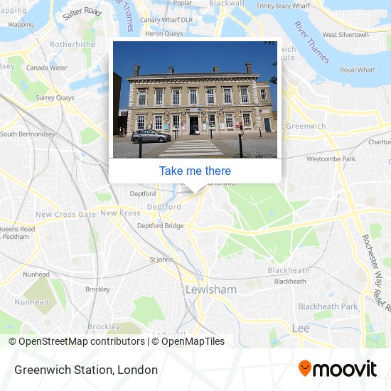 Greenwich Station map