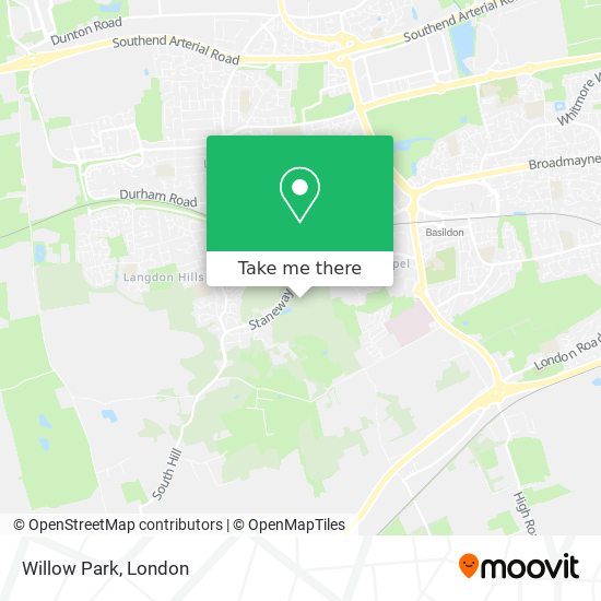 Willow Park map