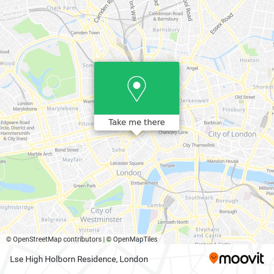 Lse High Holborn Residence map